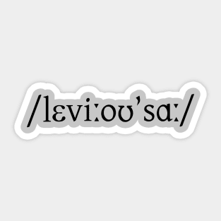 /Levi:ou'sa:/ Sticker